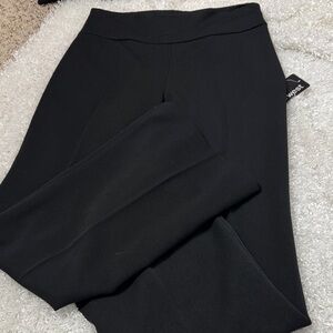 600 west black pants size 8 wider leg new